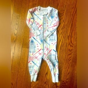 Hanna Andersson Baby Zip Sleeper Star Wars 12-18m 18months
